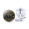 French Shirt Cufflinks Men's Metal Banquet Round Bit Coin Button  Creative Exquisite High Quality Cuff Link Gifts ► Photo 2/6