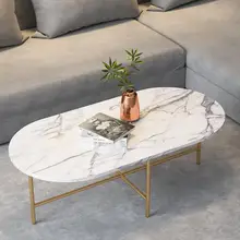 Мраморный журнальный столик, простая современная маленькая гостиная, чайный столик, роскошный кофе набор кухонной мебели, круглый кофе