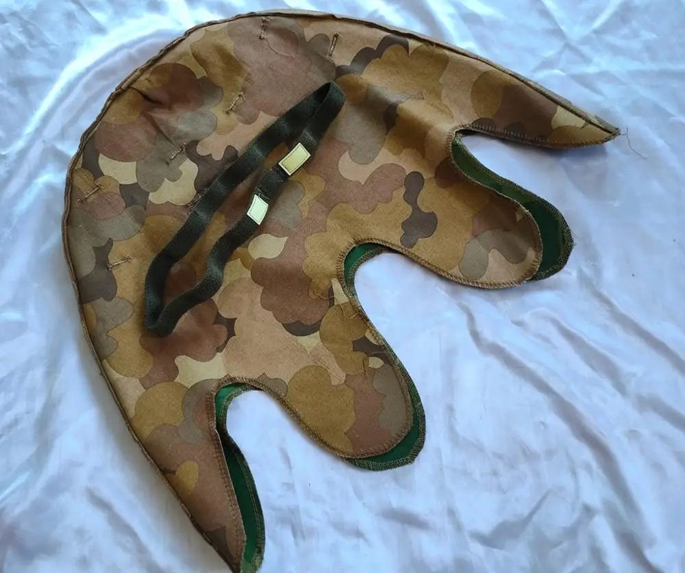 VIETNAM WAR TACTICAL US MITCHELL REVERSIBLE HELMET COVER + CAT EYES STRAP armyshop2008 Military Helmet Netting
