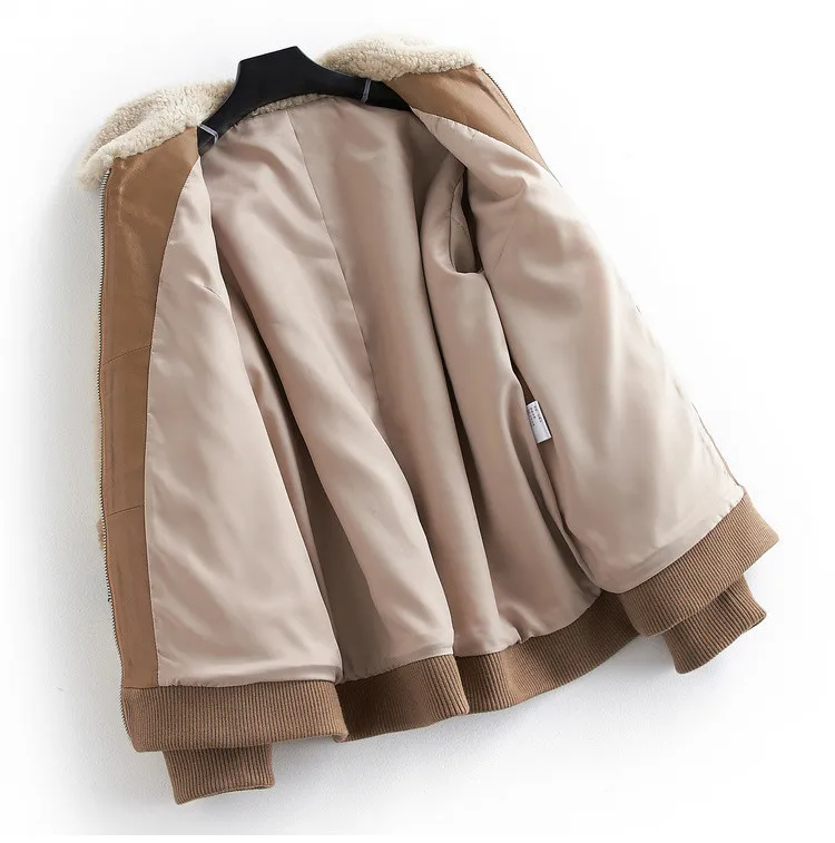 

Coat Fur Real Female Sheep Shearling Fur 100% Wool Coats 2020 Autumn Winter Jacket Women Korean Outwear Abrigo Mujer MY s