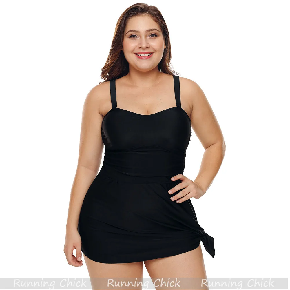 

Tankini Swimsuit woman, New Suit Loose Plus Size Skirt Slim Split Swimsuit