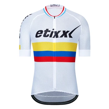 

etixxl 2020 summer PRO TEAM Lightweight mesh cycling jersey short sleeve cycling wear for hottest days ride Columbia