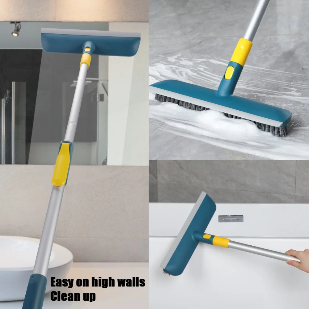 Eyliden chão esfrega a escova com raspe