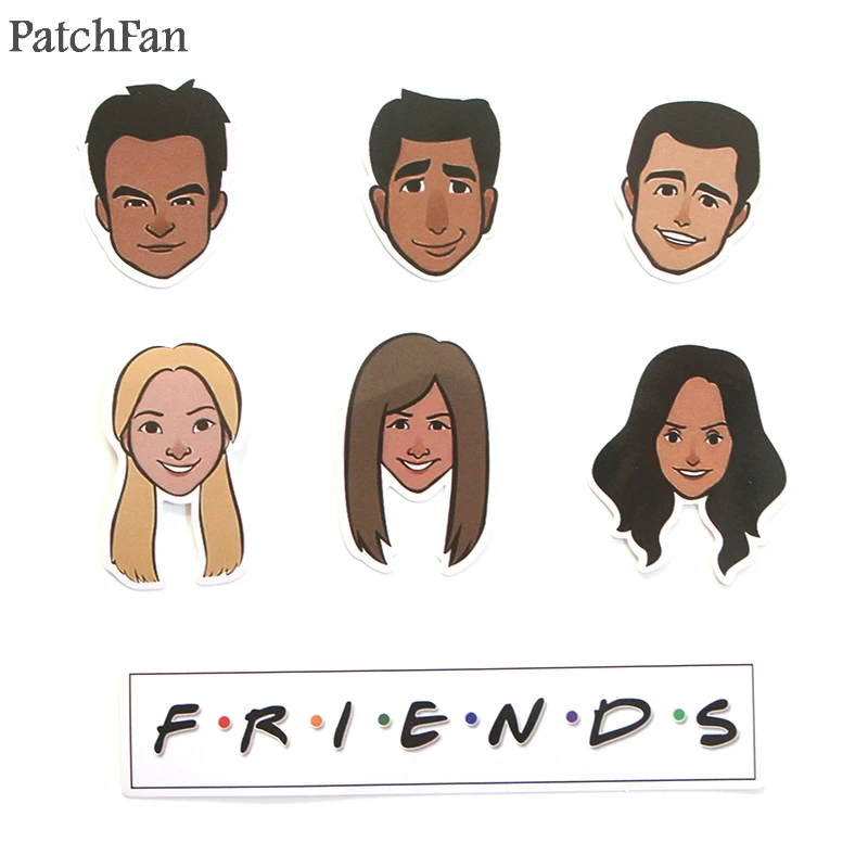 Patchfan 33 шт с надписью ТВ шоу friends (Забавная детская игрушка Стикеры набор сделай