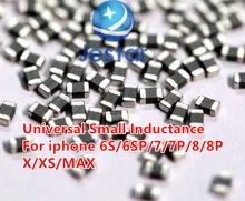Para o iphone 6 s/6sp/7/7 p/8/8 plus x xs/max mainboard manutenção em torno da bobina de impulso cpu universal pequena indutância impulso capacitor