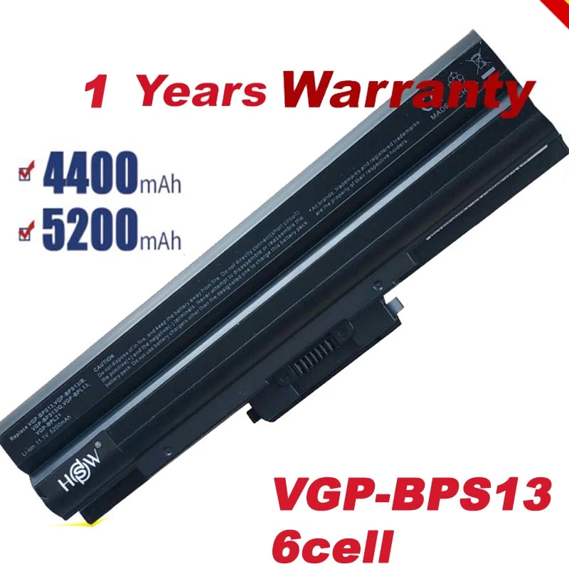 50mah Battery For Sony Vaio Vgn Aw Vgn Cs Vgn Fw Vgn Ns Vgn Nw Bps13 B Vgp Bps13 Q Vgp Bps13b B Vgp Bps13a B Vgp Bps13 B Black Laptop Batteries Aliexpress