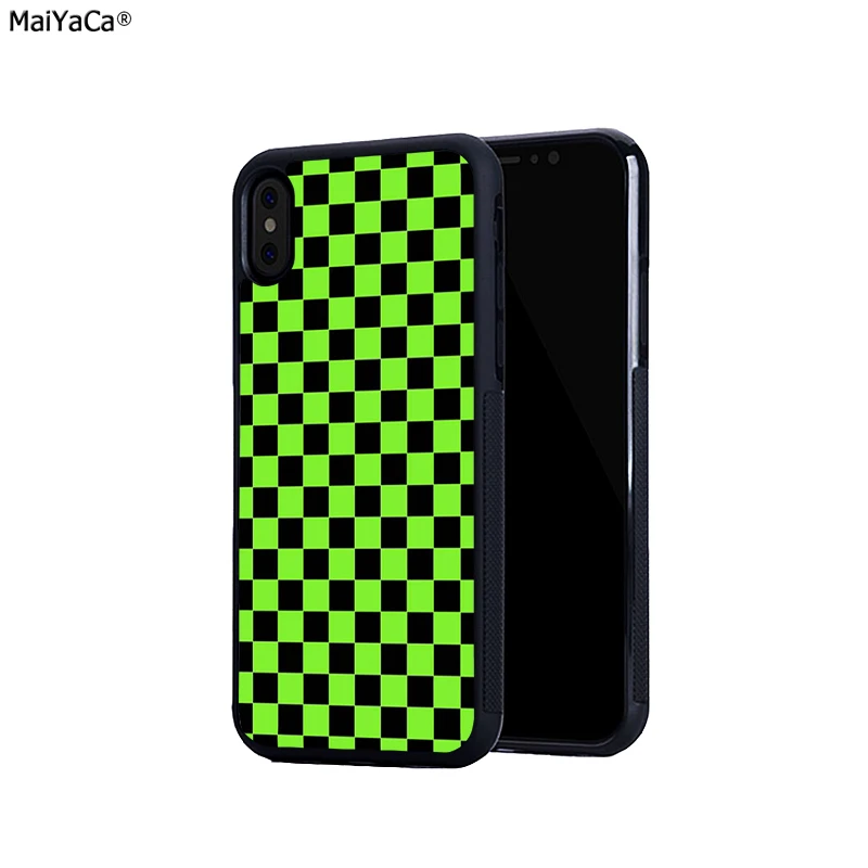 B6458 MaiYaCa клетчатый мягкий чехол для телефона s для iphone 11pro max 5S se 6s 6plus 7 7plus 8 8plus XR XS MAX чехол - Цвет: B6458