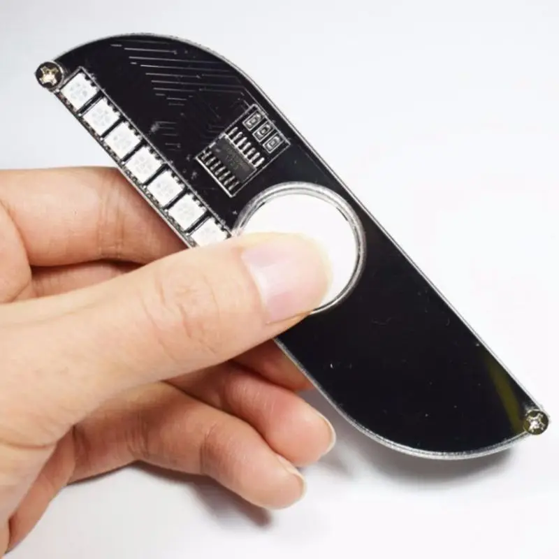 DIY полноцветный вращающийся POV светодиодный электронный набор 5050 RGB светодиодный вращающийся Спиннер