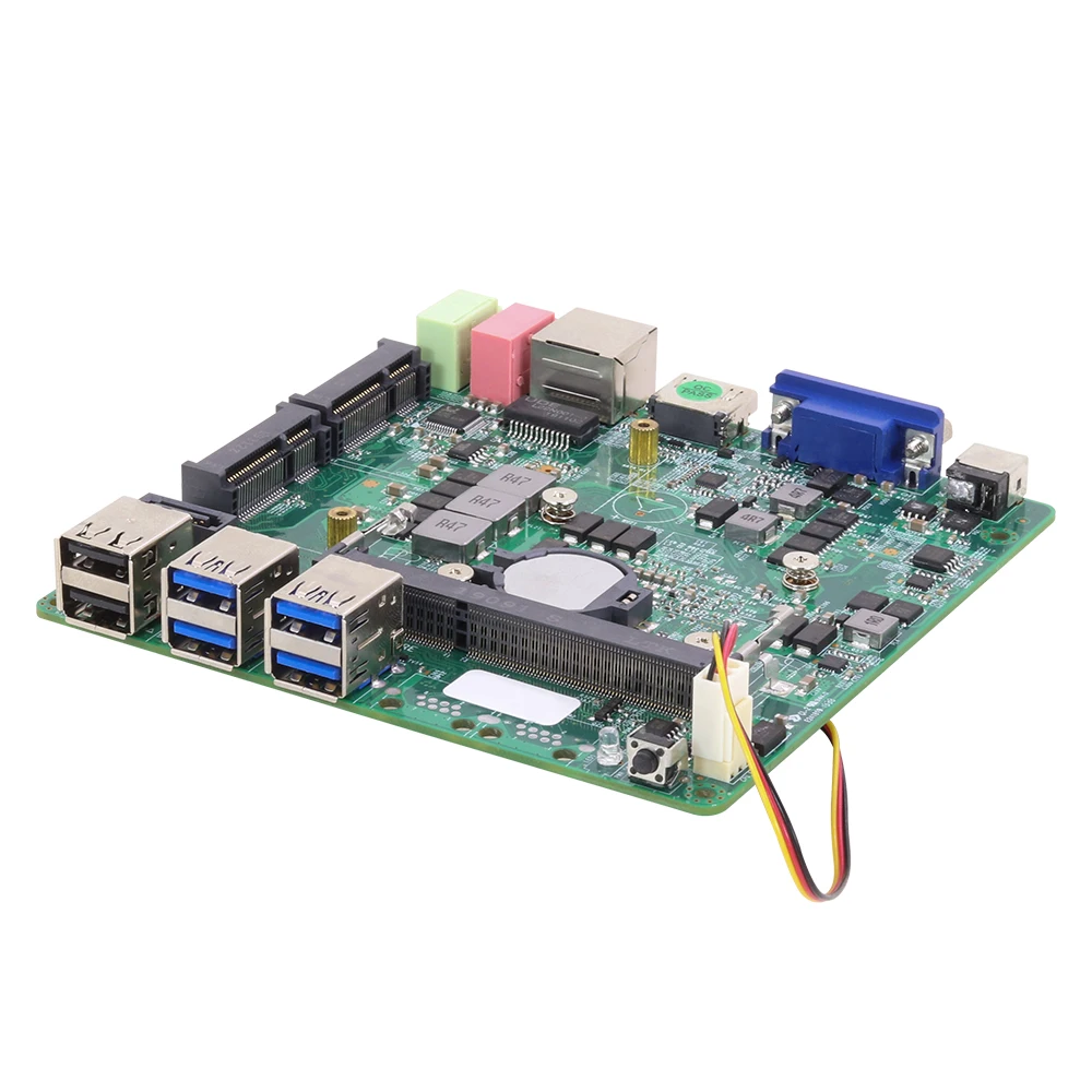 

Intel Core i3-4010U Mini ITX Motherboard DDR3L SATA mSATA 6*USB HDMI VGA Gigabit LAN Mini PCI-E WiFi Bluetooth MIC SPK DC12V 5A