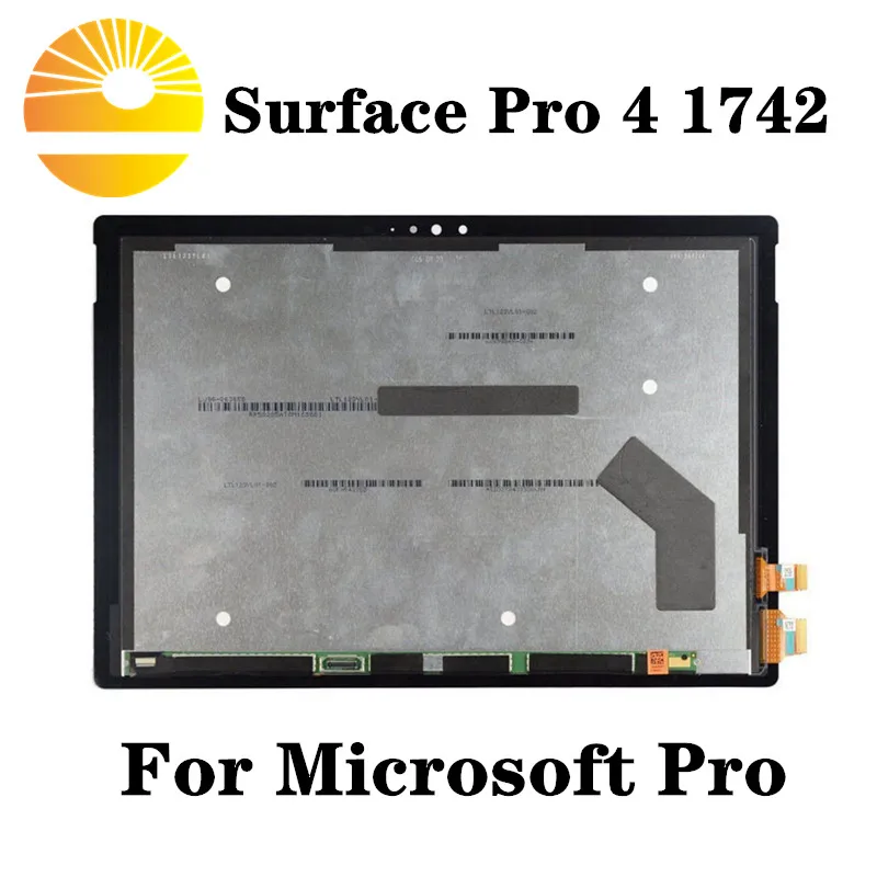 Для microsoft Surface Pro 4 1724 LTN123YL01-001 ЖК-экран с сенсорным дигитайзером в сборе Repalcemnt 12,3