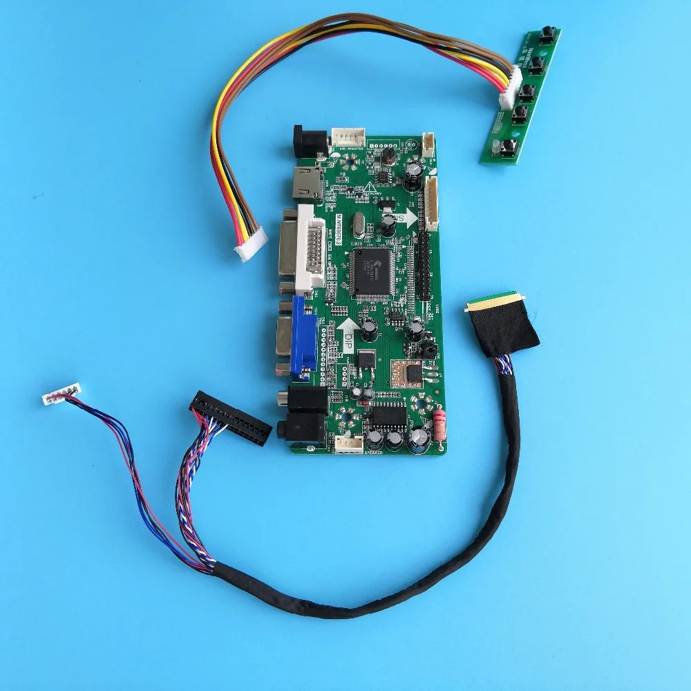 Комплект для LP140WH2-TLN2 плата контроллера аудио карта DIY светодиодный ЖК 40pin LVDS 1366*768 экран монитор DVI панель 1" HDMI VGA