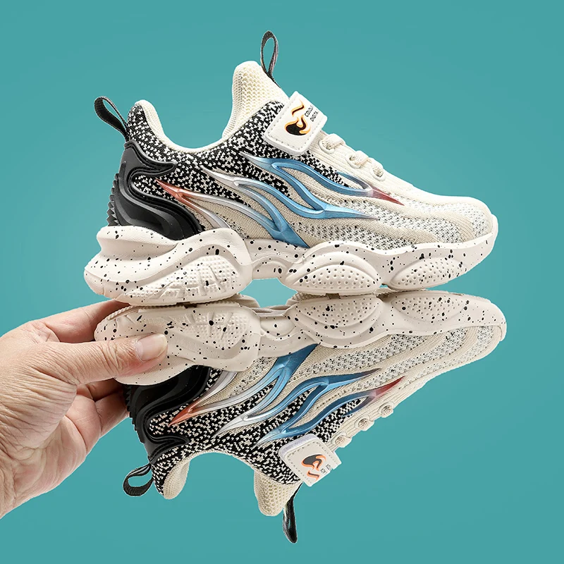 

2020 Spring Autumn Children Shoes Fashion Kids Gym Shoes Flyknit Breathable Boys Running Shoes Outdoor Boys Girls Sport Shoes