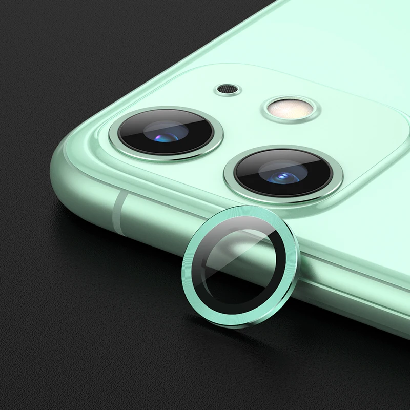 Защитная пленка для объектива камеры для iPhone 11 Pro Max, металлическая рамка, закаленное стекло, прозрачная защитная пленка для камеры для iPhone 11 pro max