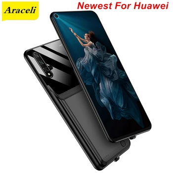 Перейти на Алиэкспресс и купить Araceli 10000 мАч для Huawei Honor 20 20S 20 Pro V8 V9 V20 V30 V30 Pro Чехол для аккумулятора смарт-подставка чехол для зарядного устройства
