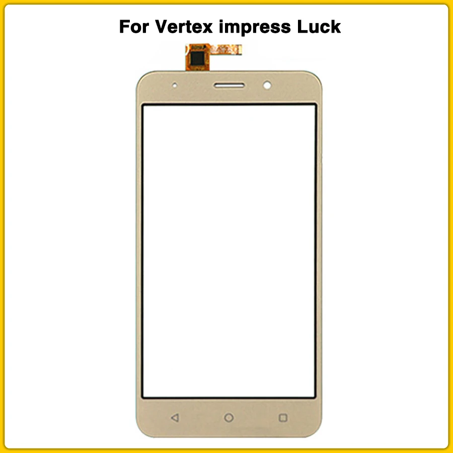 Удачный сенсорный экран для Vertex impress Luck Сенсорная панель дигитайзер сенсор передняя стеклянная линза