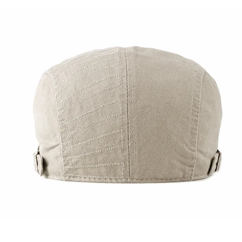 European And American-Style Plus-sized Pure Cotton Hat Spring-Summer Autumn New Style Beret Men's Outdoor Duckbill Hat Korean-st