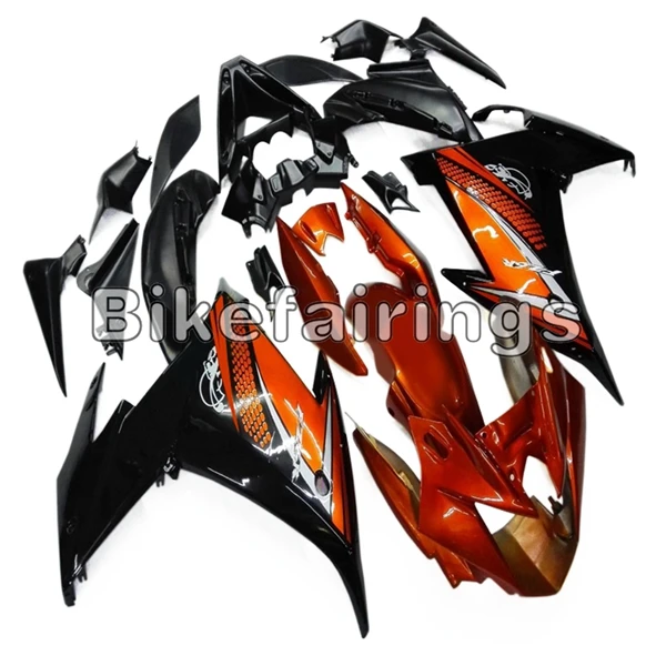 Sportbike Cowlings Обтекатели для Yamaha FZ6R 2009 2010 fz6r 09 10 ABS пластиковые мотоциклы оранжевый черный кузов комплект