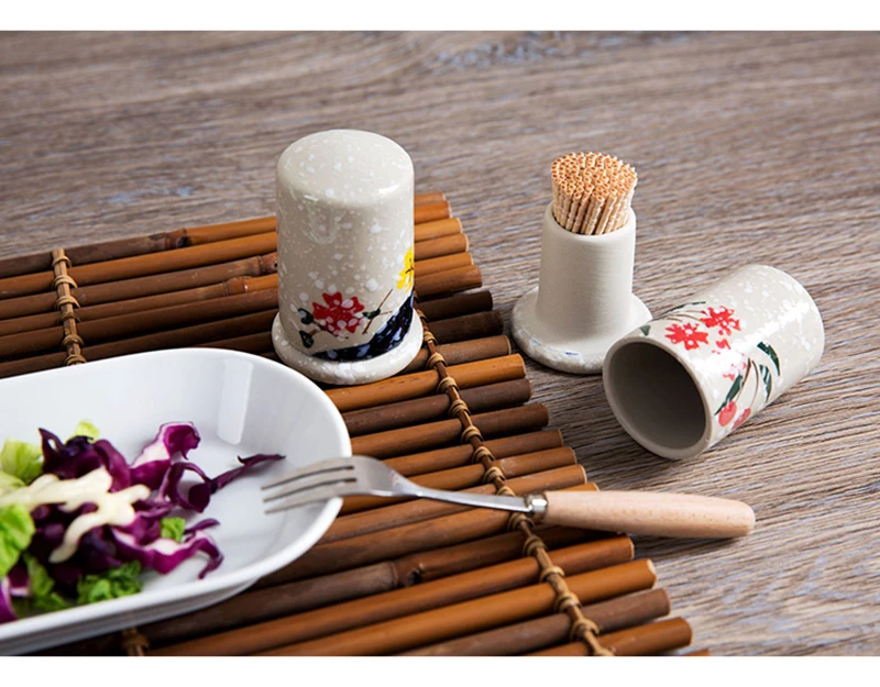 LIYIMENG Creative Japanese Toothpicks Holder Cotton Swab Box Cotton Holder Case Table Decorate Storage Box OrganizerB2