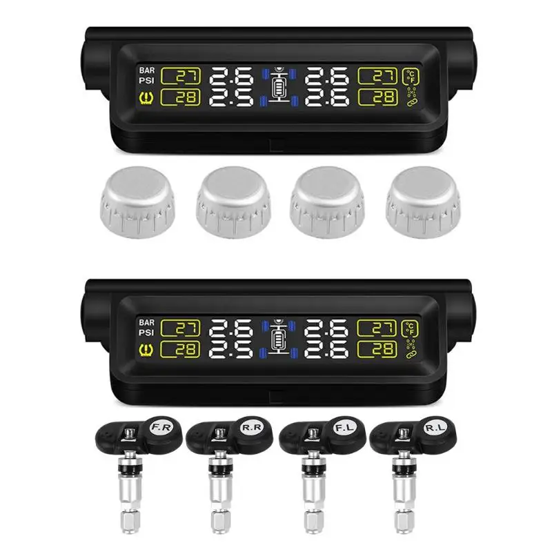 

CAREUD T680 Car TPMS Tyre Pressure Monitor System with 4 Wireless Sensors