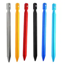 Outdoor Nail Lightweight Aluminum Alloy Tent Nail Accessories Triangular V-Shaped Ground Nail Camping 23Cm Cordless Camping