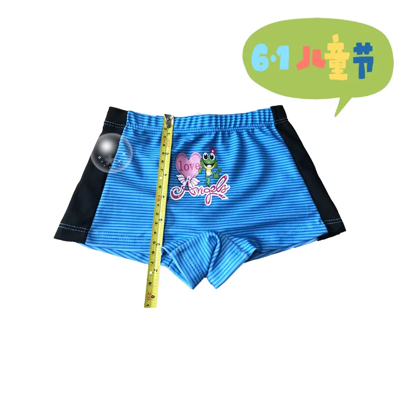 

Direct Selling New Style CHILDREN'S Swimming Trunks BOY'S AussieBum Small CHILDREN'S Lace-up Swimming Trunks Fashion Cartoon Nav