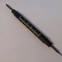 Сделано в 3153 году стандартная пробивная игла и вилка наконечник bakwood ручка Градуированный наконечник вилка Сплит часы Луг 10 шт набор