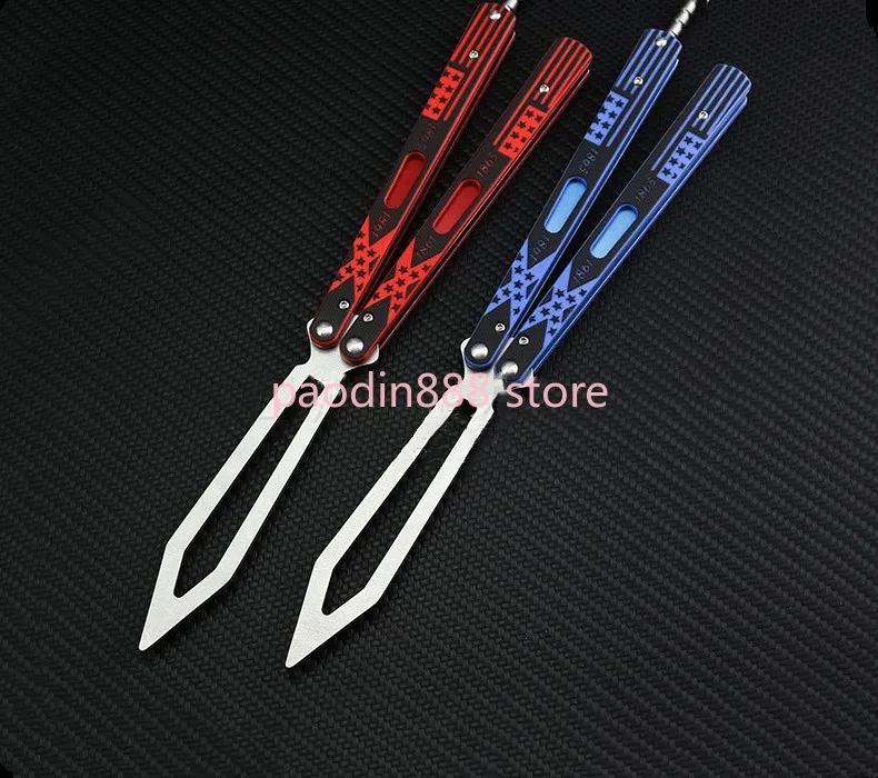 C96 Butterfly Trainer Ball Bearing Knife 440c Blade G10 Handle Jilt