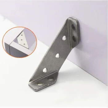 

2pcs Multifunctional Stainless Steel Angle Code Right Angle Fixed Bracket Furniture Wood Board Angle Hardware Accessories