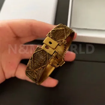 

Nieuwe Luxe Goud Haan Korte Open Armband Fashion Brand Sieraden Bruiloft Mooie Gift