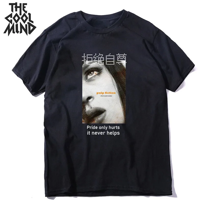 

COOLMIND 100% cotton short sleeve streetwear men T shirt casual cool loose men tshirt o-neck t-shirt mens tee shirts tops