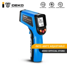 DEKO WD01 Бесконтактный-50-400 синий лазерный ЖК-дисплей ИК инфракрасный цифровой C/F выбор температуры поверхности