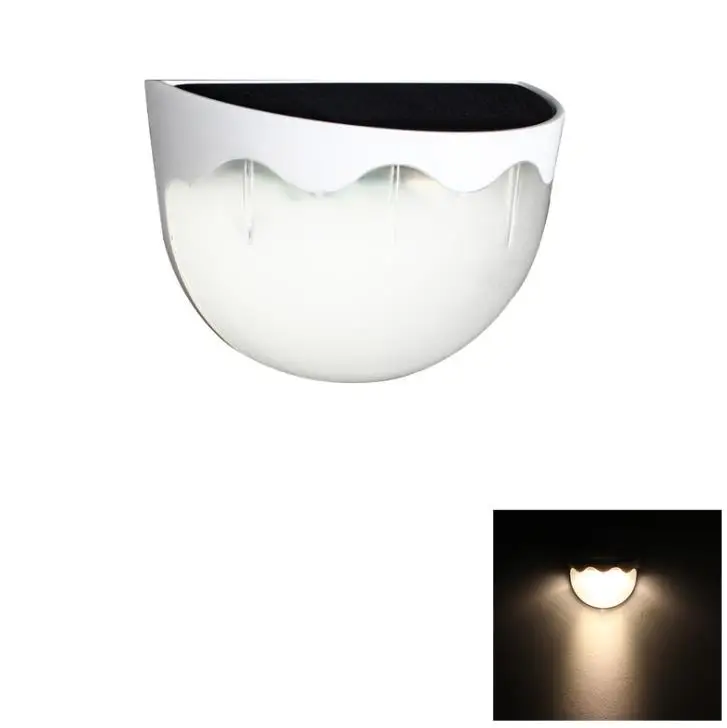 

Solar Led Lamp Panel fence wall light Mini pole lights garden assembly decorative cover lighting