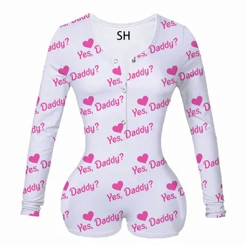 

Women Bodysuit New Button One Piece Long Sleeve V Neck Bodycon Short Romper Jumpsuit Overalls Plus Size Bodysuits