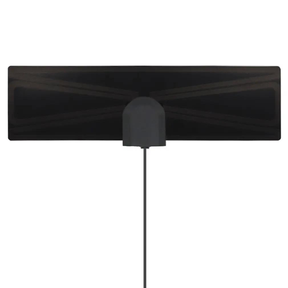 Hdtv Hd Digital Antenna Mini-3 Black Support 1080p or 4k within 60 miles F head Connector All-round ability