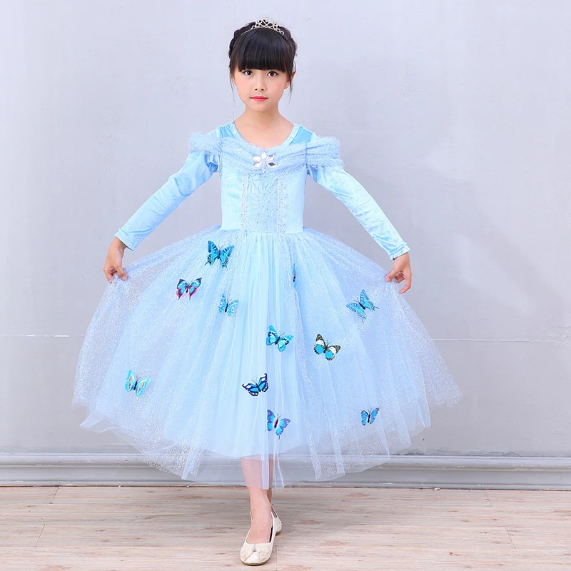 

Girls Party Dress Kids Cinderella Snow White Halloween Costume Baby Girl Princess Dress Christmas Rapunzel Aurora Belle Dress