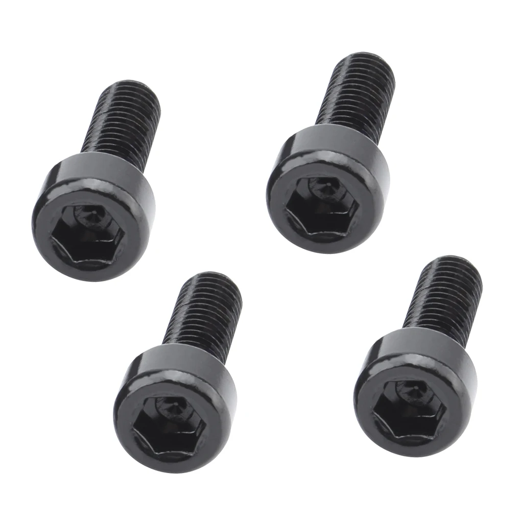 12Pcs Bicycle Water Bottle Cage Bolts M5 Aluminium Alloy Hex Tapping Screws