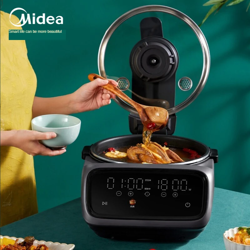 Midea automatic intelligent stir-fry robot home multifunctional cooking pot |