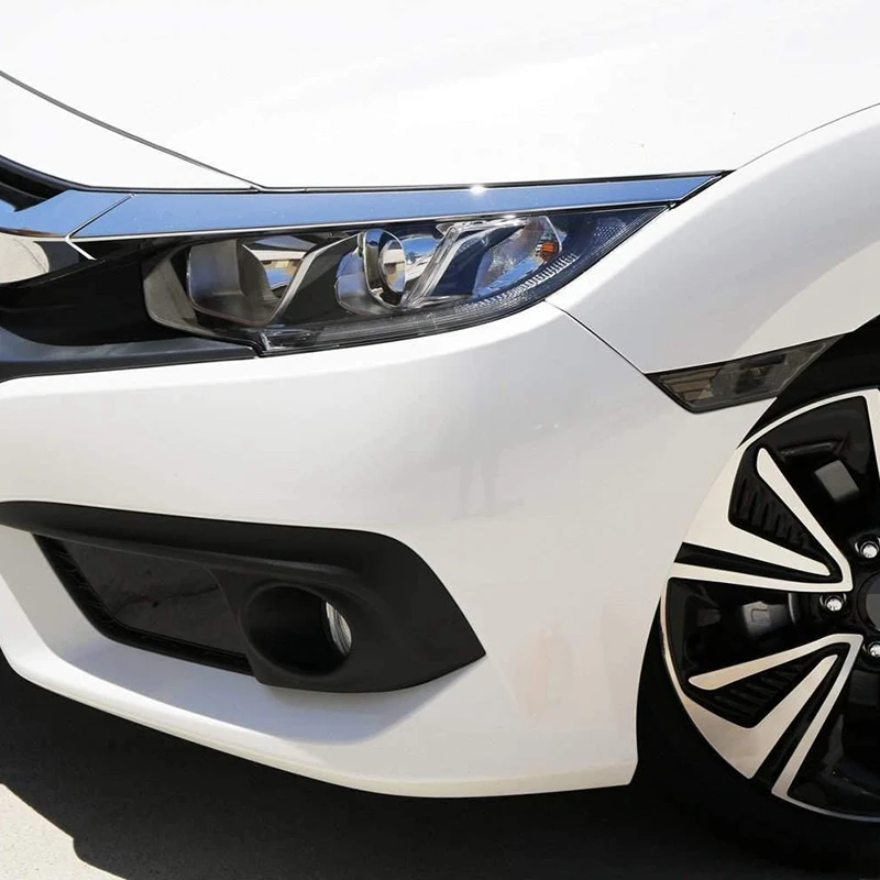 Копченый Объектив Белый светодиодный фонарь передний боковой габаритный светильник комплект для-Up для Honda Civic Sedan/Coupe/Hatchback