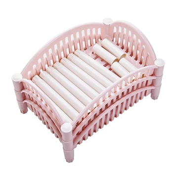 

Kitchen multi-layer plastic shelf floor type living room storage rack hollow draining sundries bathroom organizer