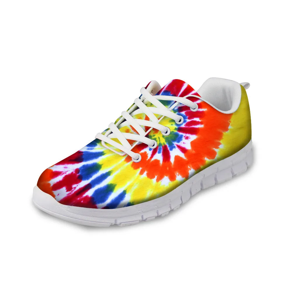 

Autumn 2019 Fashion Women Casual Sneakers 3D Mixed Color Printed Walking Shoes for Female Flats Spring Shoe Girls