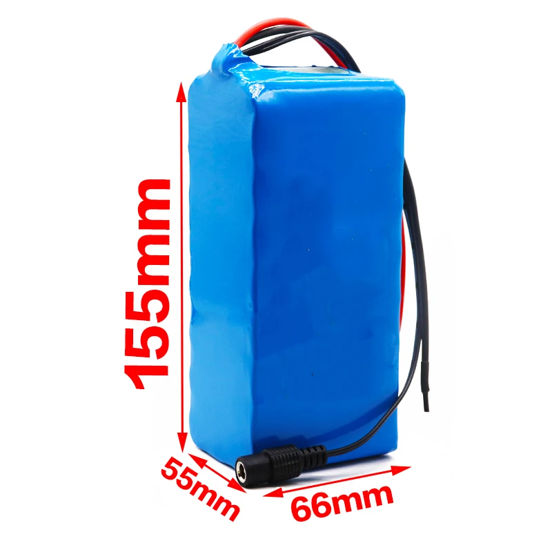 Rechargeable Battery 18650 12V 35000 mAh Battery pack With Charger