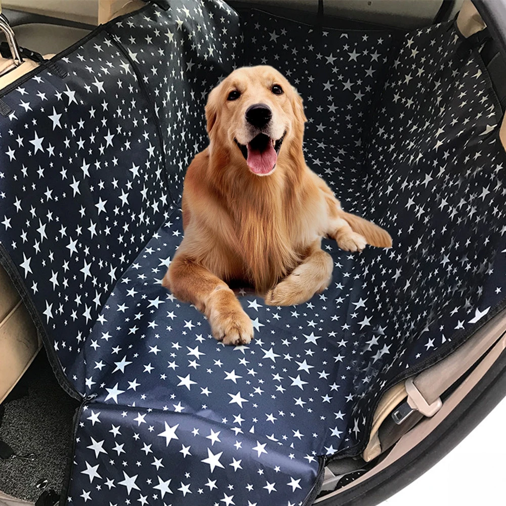 Pet Carriers Dog Car Seat Cover Carrying For Dogs Cats Mat Blanket Rear Back Protection Hammock transportin perro