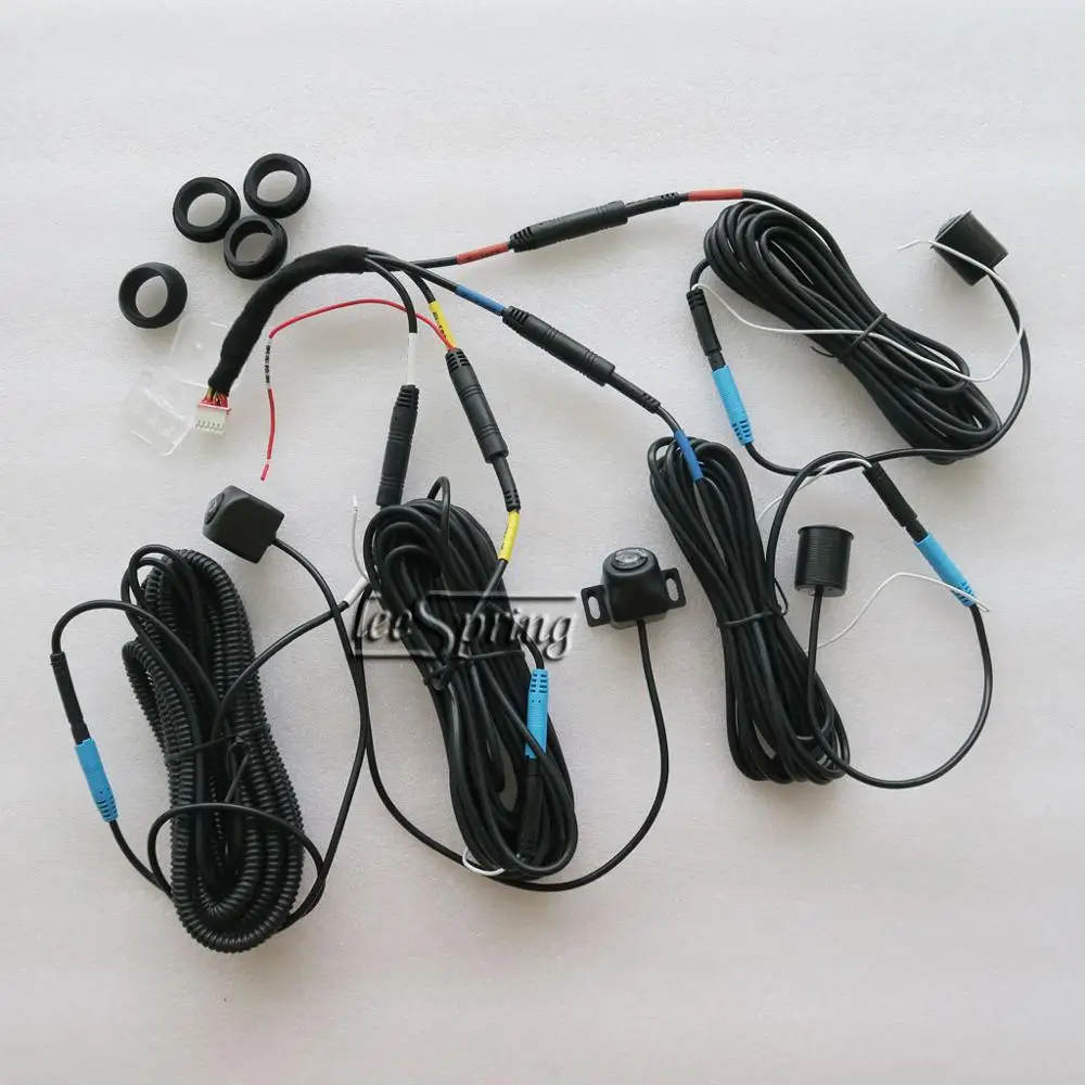 Top Android Car Multimedia and 360 degree Bird View Panoramic System for TOYOTA Wish GPS BT Radio Wifi  4 way camera 4