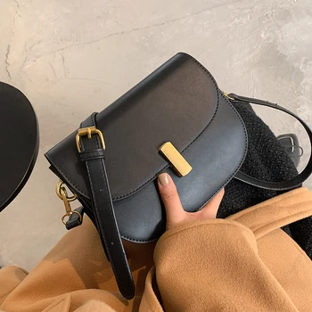 

Saddle Bags Tote Bag 2020 Fashion New Quality PU Leather Women's Designer Handbag Shoulder Messenger Bag Phone Purses