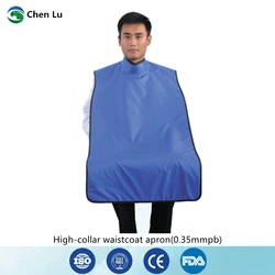 Genuine ionizing radiation protection High-collar waistcoat apron x-ray protective 0.35mmpb dental apron lead clothing