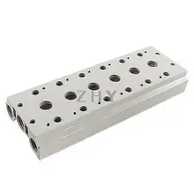Прямоугольник 6 станций коллектор основание для соленоидного клапана Vktkn