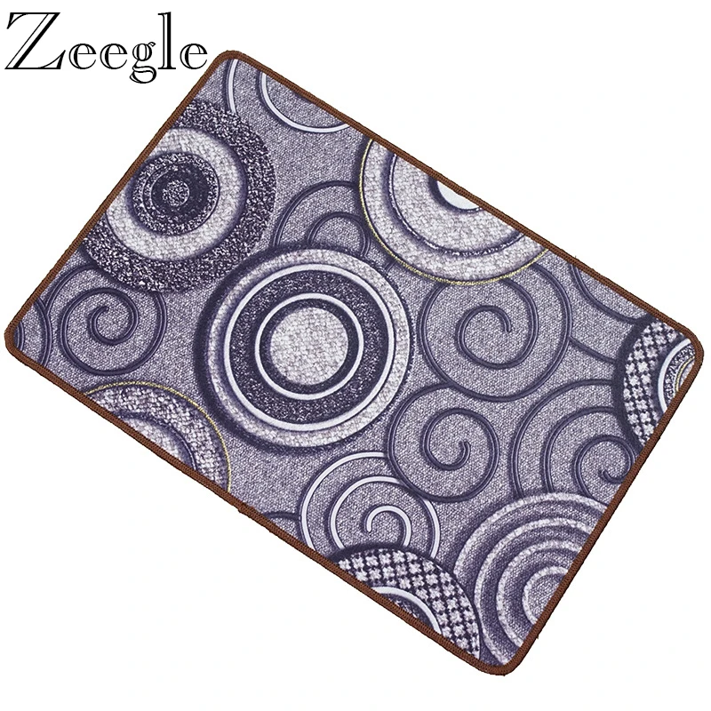 

Zeegle Floor Mat Doormat European Style Door Mat Anti-slip Bathroom Carpet Kitchen Rug Washable Hallway Carpet Foot Mat