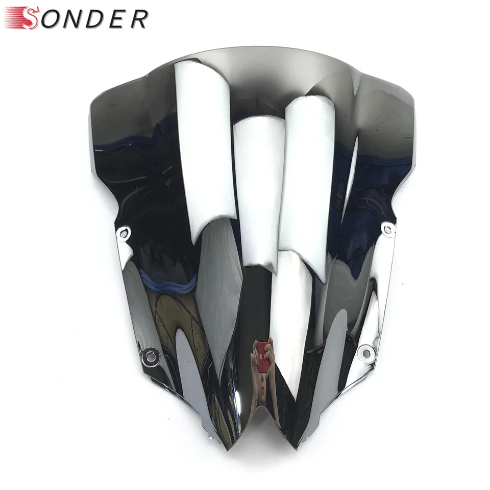 Мотоциклы лобовое стекло ветер экран двойной пузырь для Yamaha YZF-R6 YZF600 R6 YZF 600 yzf r6 2008- части экрана
