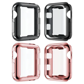

New for Apple Watch 4 Generation All-inclusive Plating Shell Applicable iWatch 4 All-inclusive Soft Shell