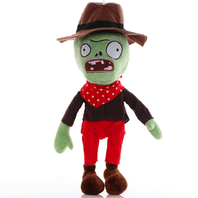New 30CM Plants VS Zombies Anime Figure Conehead Zombie Newspaper